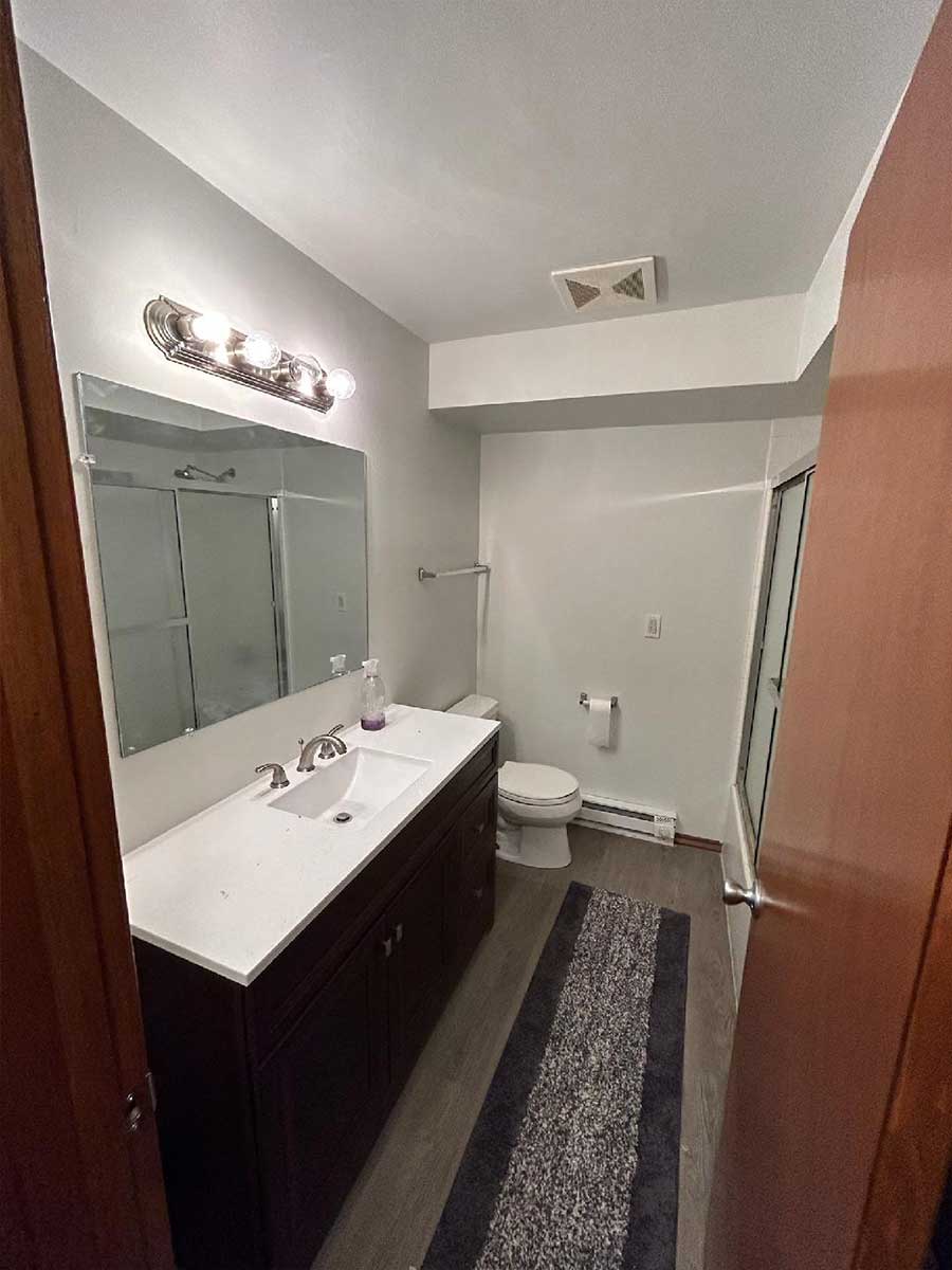 Remodeled bathroom